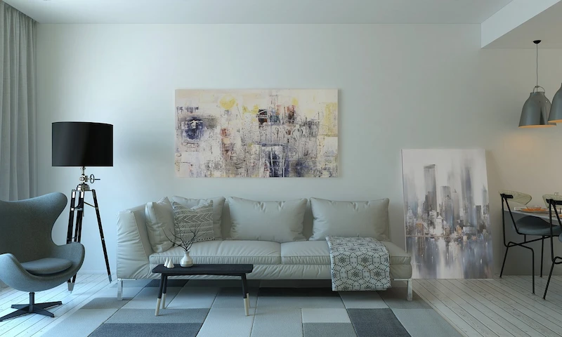 Area rug for modern living room