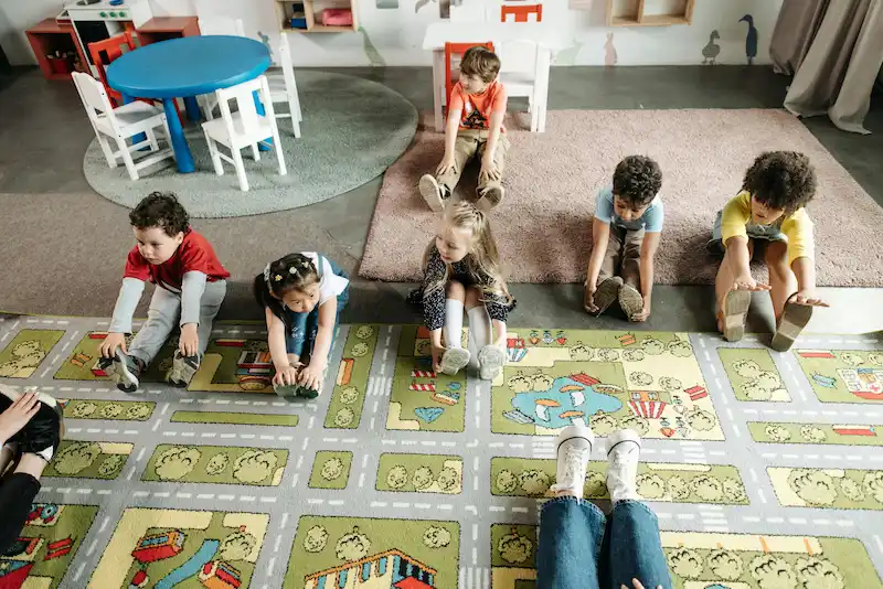 educational kids rug