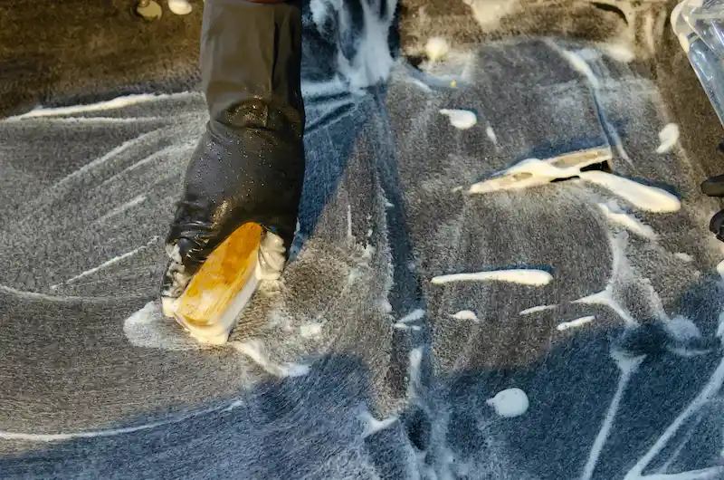 over carpet cleaning